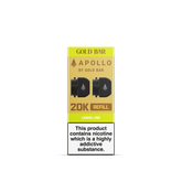 APOLLO 2x5ML REFILL CONTAINERS LEMON LIME (10)